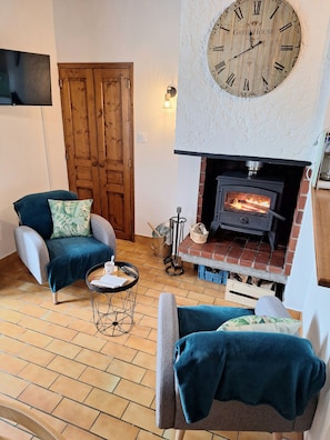 Au coin du feu - salon