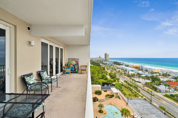 Furnished Balcony with Gulf Views