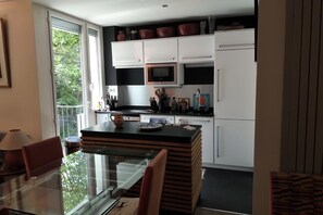 Kitchen and kitchen balcony
