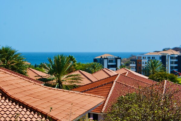 Vista a la playa o el mar