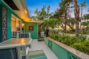 Enjoy captivating sunsets from your front porch.