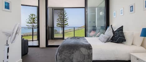 Step out onto your private balcony, savouring views of the sea. 