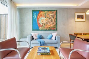 Sit back and relax over a movie or a good book. Everything in The Fern has been chosen with pleasure and comfort in mind.