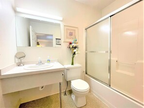 Full Bath with Hair Dryer
