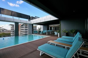 Rooftop pool
