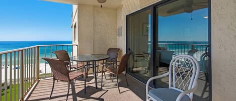 Regency Towers 725 Balcony with Gulf View