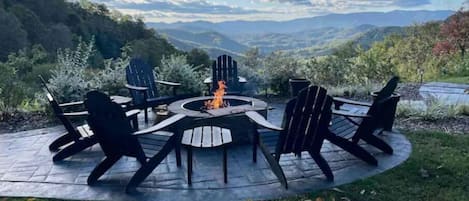 Patio with fire pit