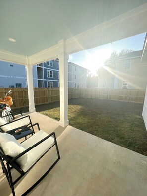 FENCED IN BACKYARD 