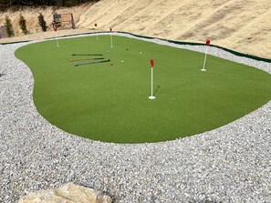 Corn Hole, Horseshoes, & Five Hole Putting Green inside RockyTop Branson!!