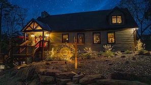 Night Exterior Sevierville Cabin Rental