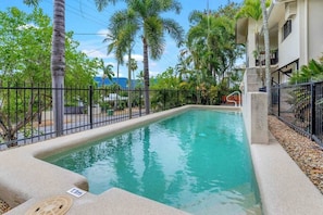 Craving for a quick lap? Guests will have access to a shared pool within the complex.