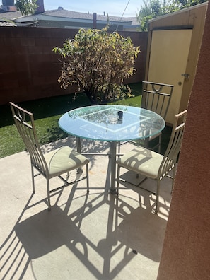 Outdoor dining