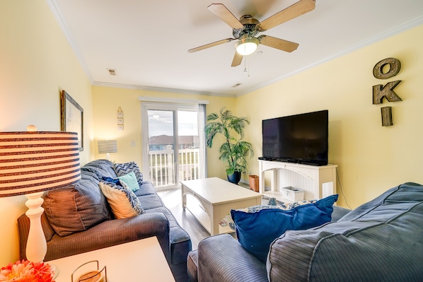 Oak Island Vacation Rental | 2BR | 2BA | 1,284 Sq Ft | Elevator Access