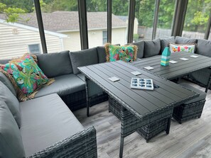 Enclosed sunroom