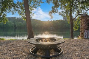 Communal Fire pit by the lake