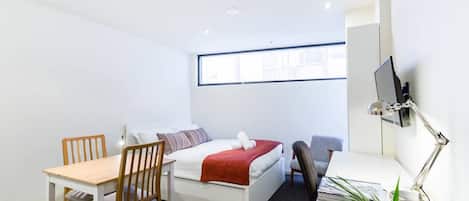 Simple and bright, this compact studio offers all the modern conveniences for a centrally located stay in Melbourne.