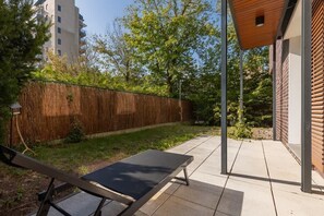 Private, furnished terrace.