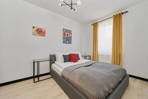 A quiet bedroom perfect for relaxing. 