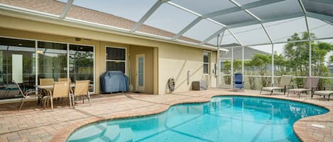 Cape Coral Vacation Rental | 4BR | 2BA | 1 Step Required | 2,134 Sq Ft