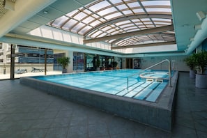 A heated indoor pool located in the building is available for guest use.