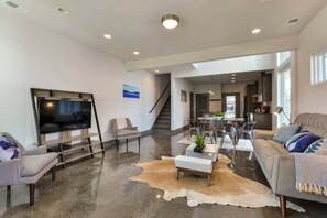 Living area with TV