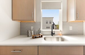 Elegant finishes and natural light.