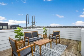 Relax in a cozy outdoor setup designed for conversation and calm.