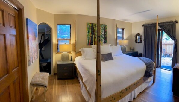 Master bedroom.  Jacuzzi just outside the slider