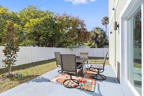 Firepit, Backyard Patio with Fenced in Yard