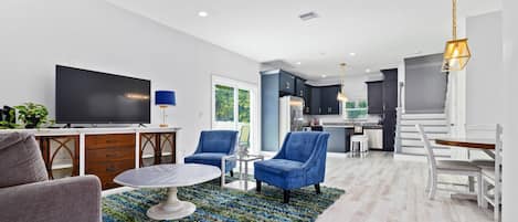 Spacious Living Room and Kitchen with Natural Light!