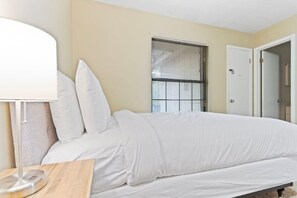 We have comfortable beds in all of the bedrooms!