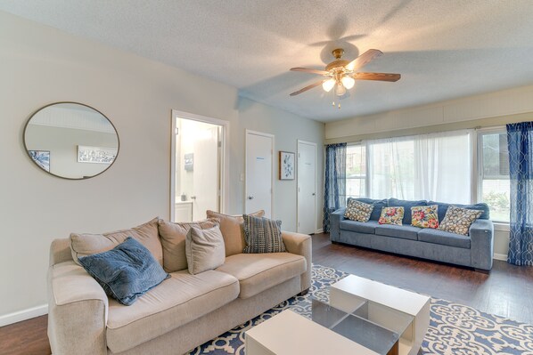 Galveston Vacation Rental | 3BR | 2BA | 1,502 Sq Ft | Stairs Required