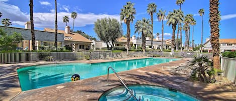 Palm Desert Vacation Rental | 3BR | 2.5BA | Stairs Required | 1,800 Sq Ft