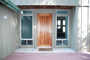 Front door - That's our main entry to the cottage!