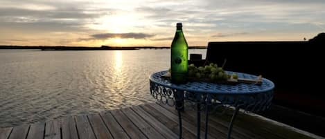 Sunset on the dock...