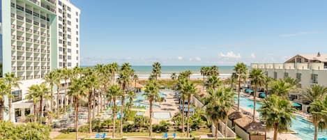 A view of paradise at its finest from your private balcony.