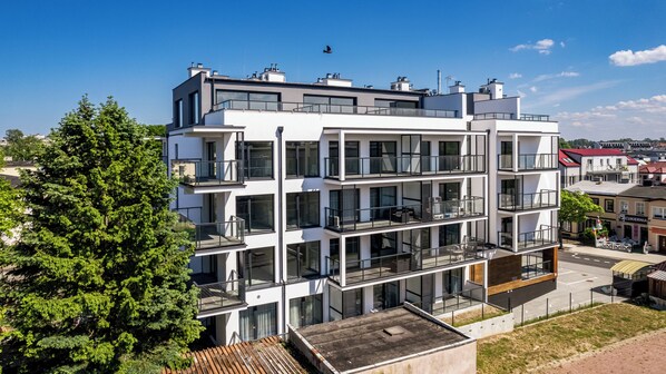 Overnatningsstedets facade