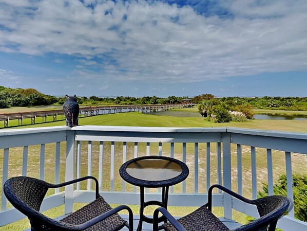 Tybee Sun - The balcony with great views