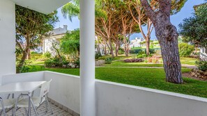 On the small patio is great to relax overlooking the garden, with the pool close by
#garden #outdoorpool #algarve #portugal