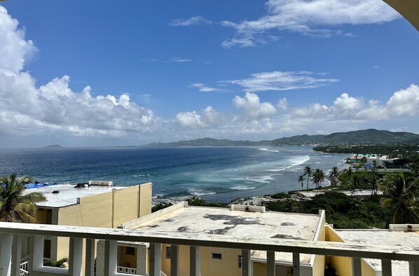 Beautiful sea view over Buck Island and Christiansted harbour
