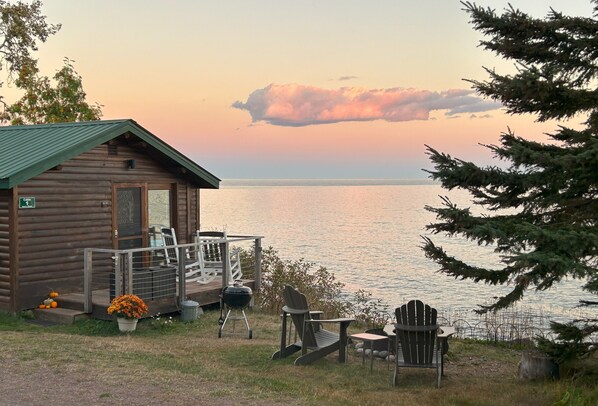 Cabin 1 Eve's Place fall clouds