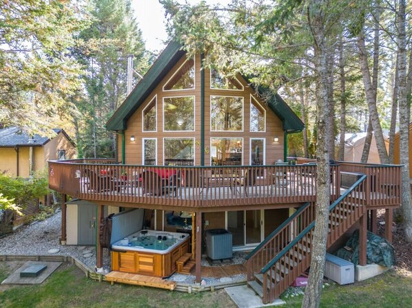 Exterior of Crescent Moon Lodge