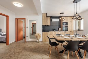 Kitchen and dining area