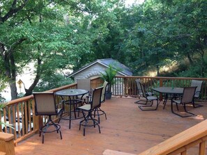 Shaded patio