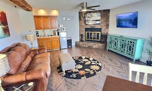 Living Room - With view of the lake.