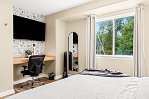 Dedicated working space in your bedroom.