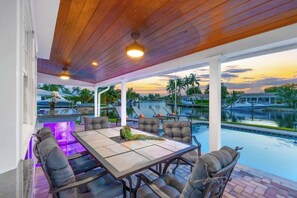 Enjoy outdoor dining, come rain or shine