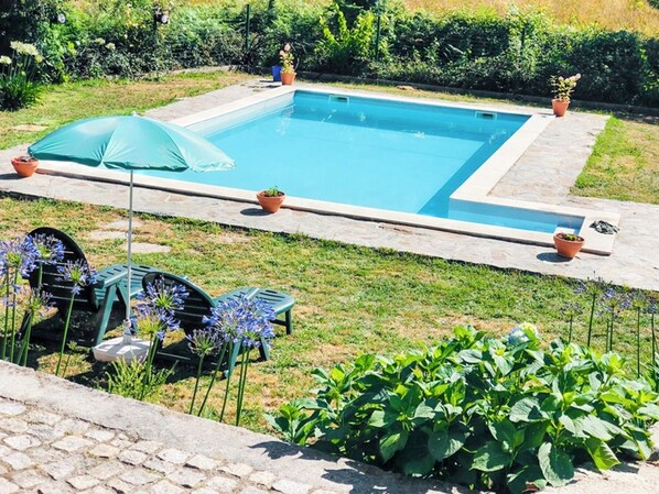 Vue sur piscine