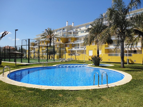 Swimming pool view