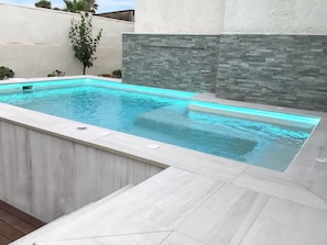Vue sur piscine